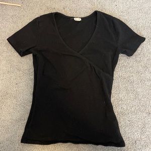Black Garage Wrap Top